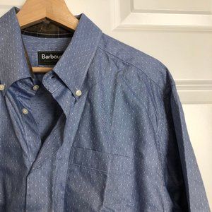Barbour Blue Dot Tailored Fit Button Down Shirt